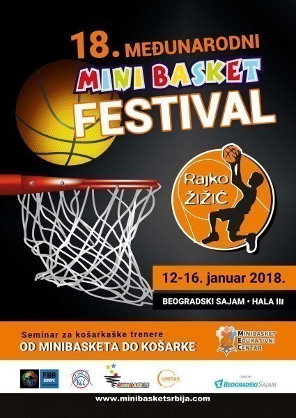 Počinje 18. Međunarodni minibasket festival „Rajko Žižić“